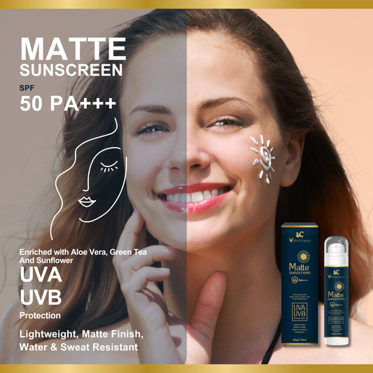 VelvetCharm MatteShield Sunscreen SPF 50 PA++++