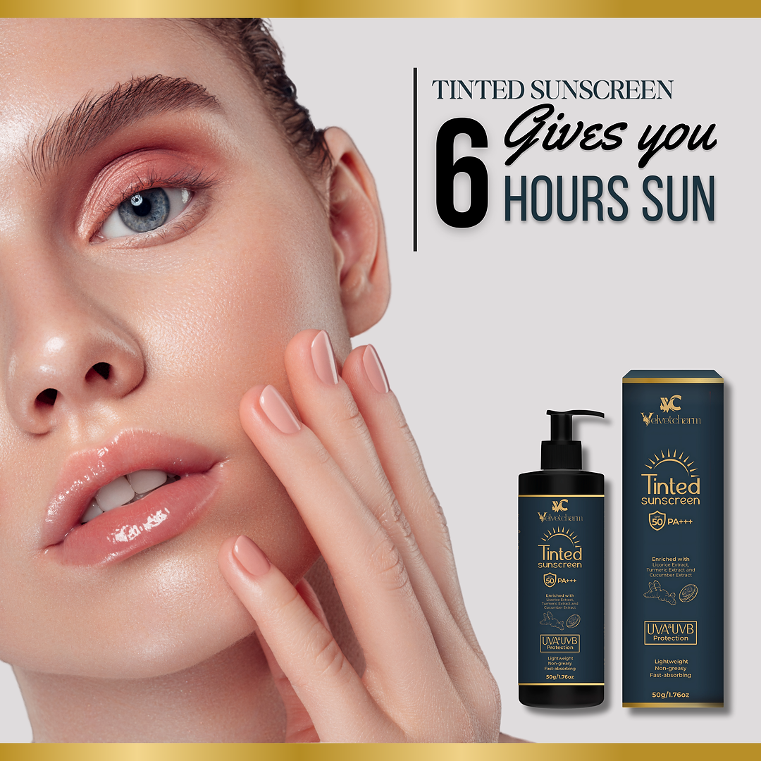 VelvetCharm GlowTint Tinted Sunscreen SPF 50