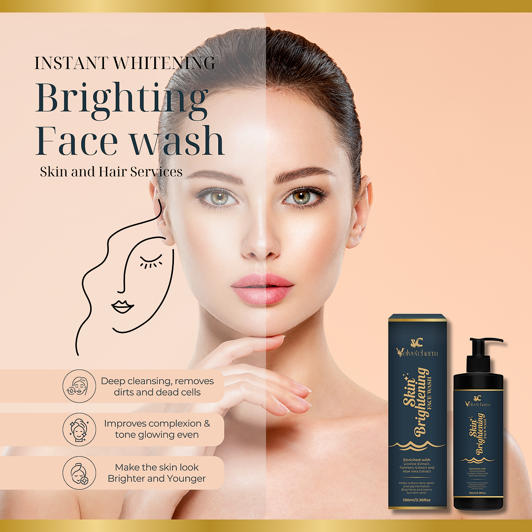 VelvetCharm Skin Brightening Radiance Face Wash